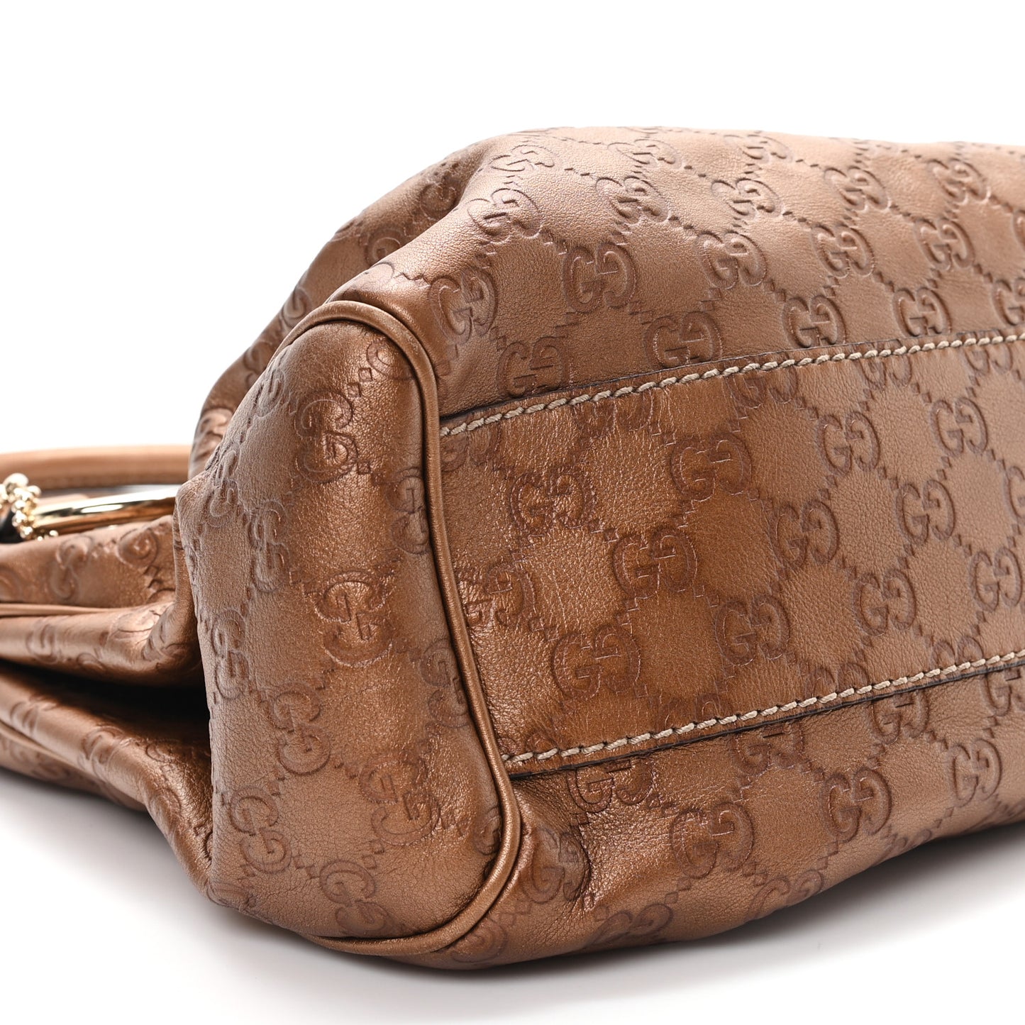 Guccissima Medium Sukey Tote Brown