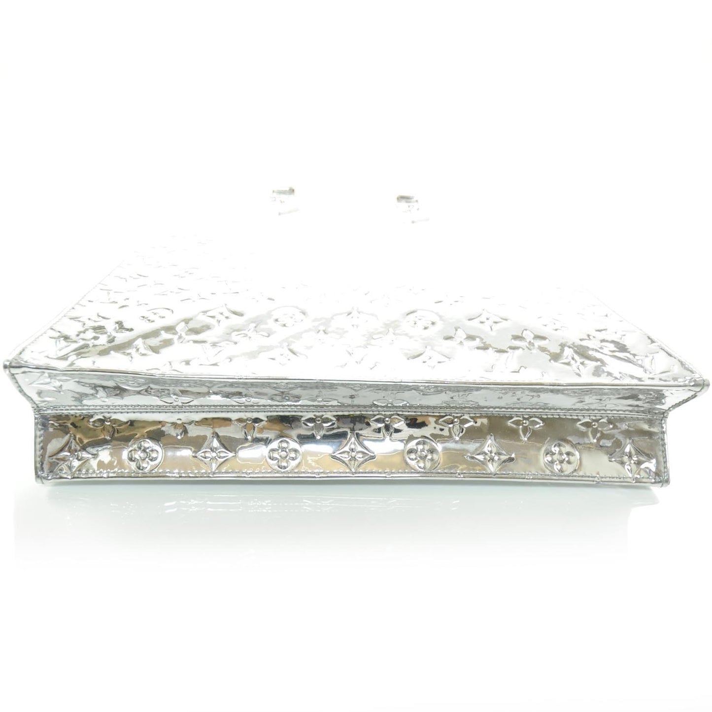 Monogram Miroir Sac Plat Silver