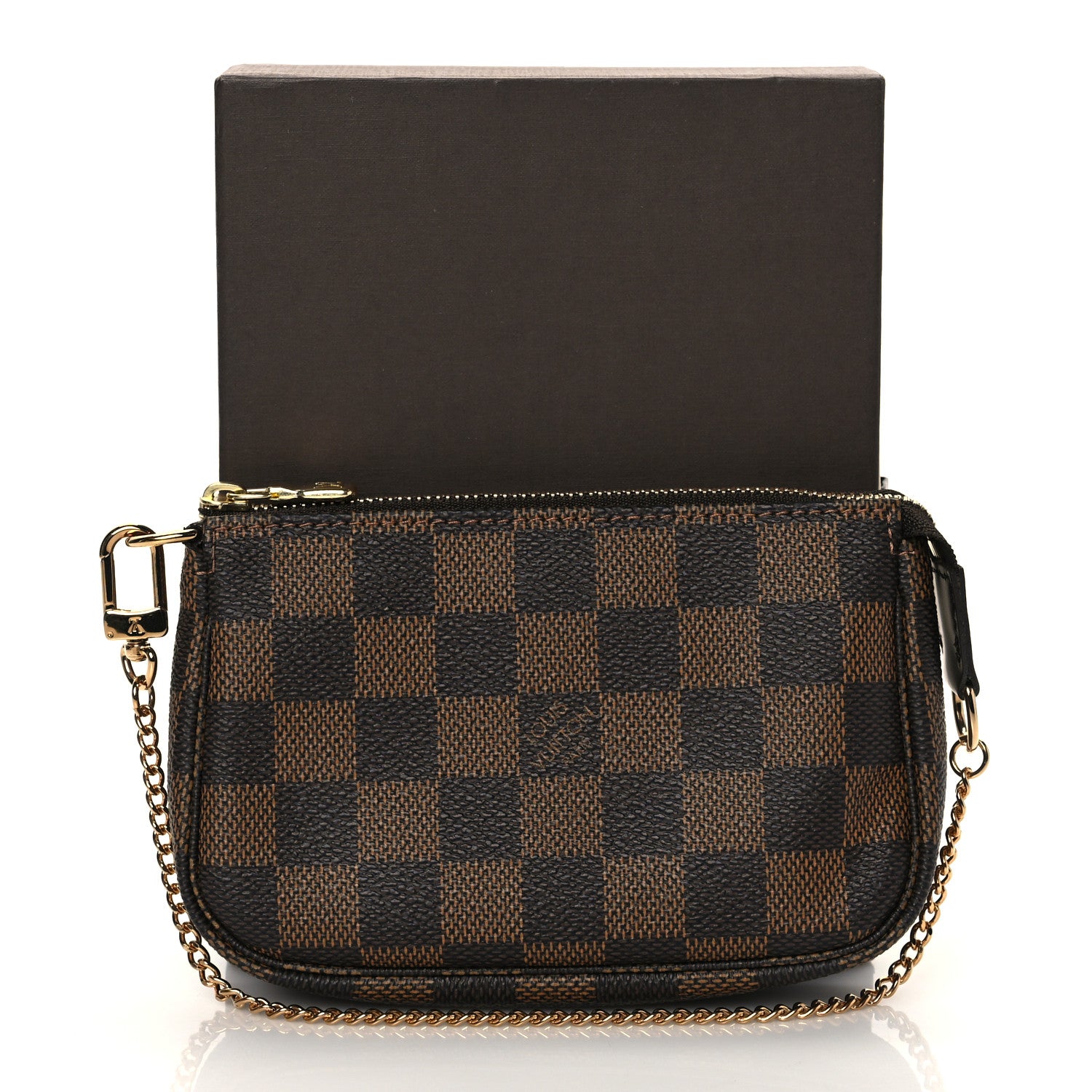 Louis Vuitton Damier Ebene Mini Pochette Accessories 10 of 10