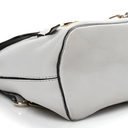 Chloe Suede Calfskin Mini Faye Backpack Silver Blue 9 of 11