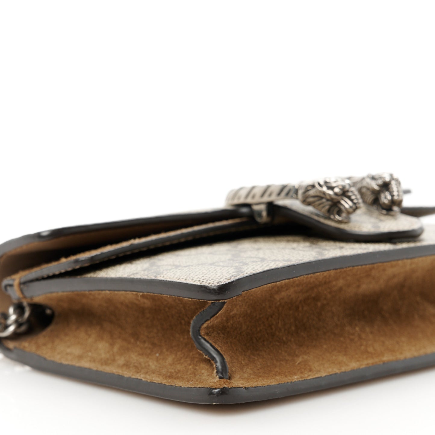 GG Supreme Monogram Super Mini Dionysus Shoulder Bag Taupe