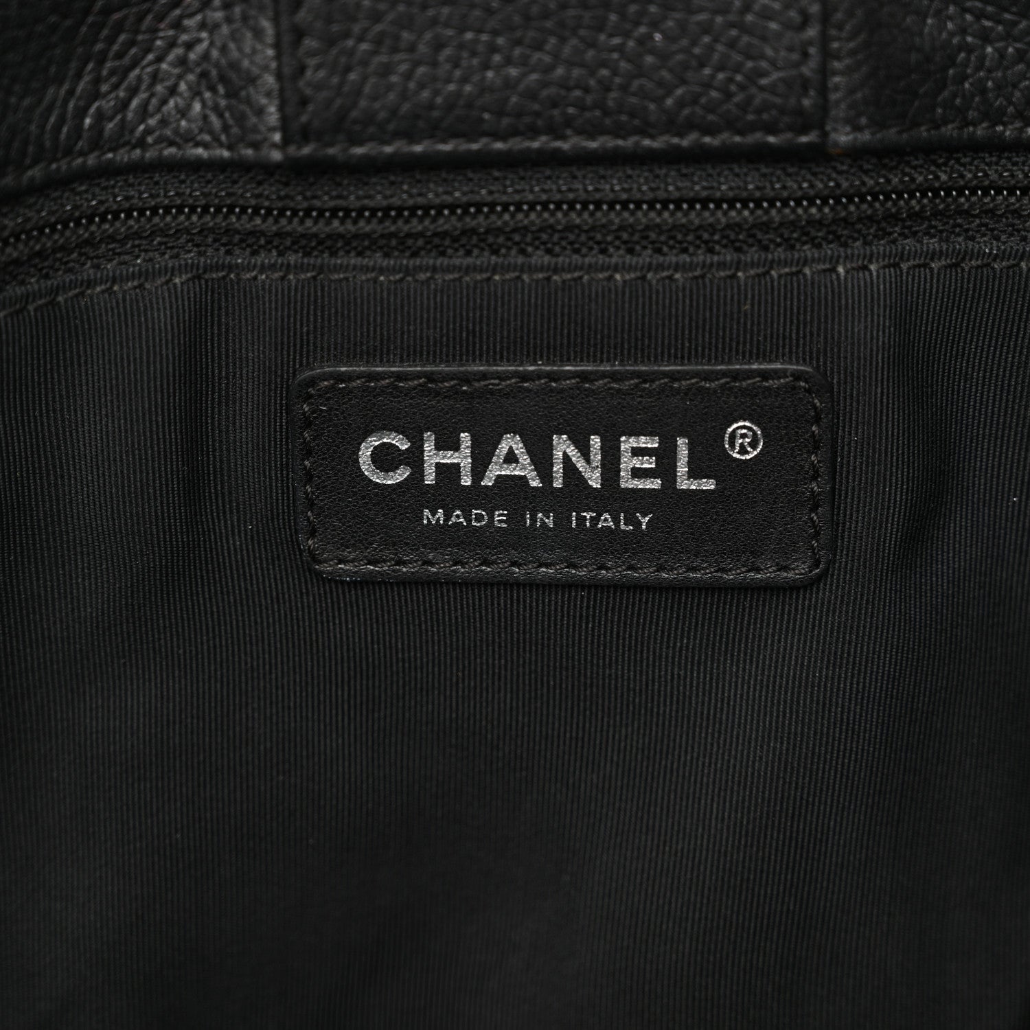 Chanel Calfskin Cerf Executive Shopper Tote Black 7 of 17