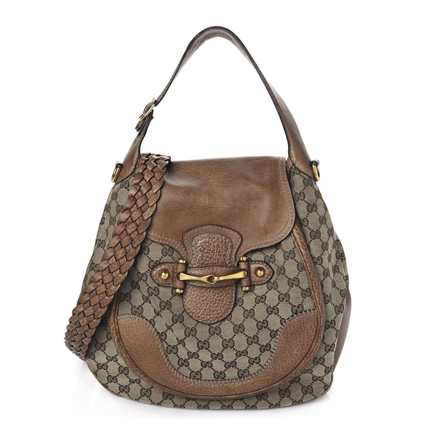 Monogram Large New Pelham Shoulder Bag Brown