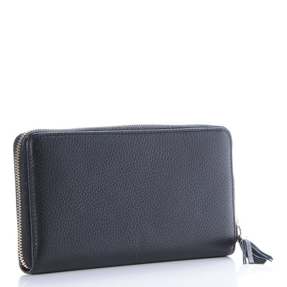 Gucci Calfskin Soho Zip Around Wallet Black 3 of 7