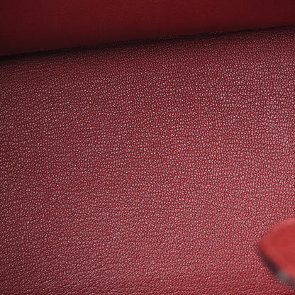 Hermes Togo Birkin 25 Rouge H 5 of 12