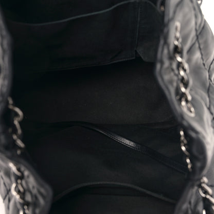 Chanel Lambskin Expandable Tote Black 5 of 9