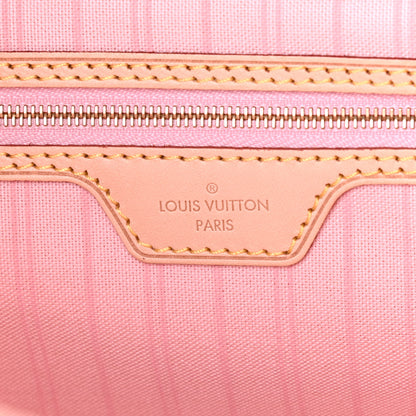 Louis Vuitton Damier Azur Delightful PM Rose Ballerine 6 of 9