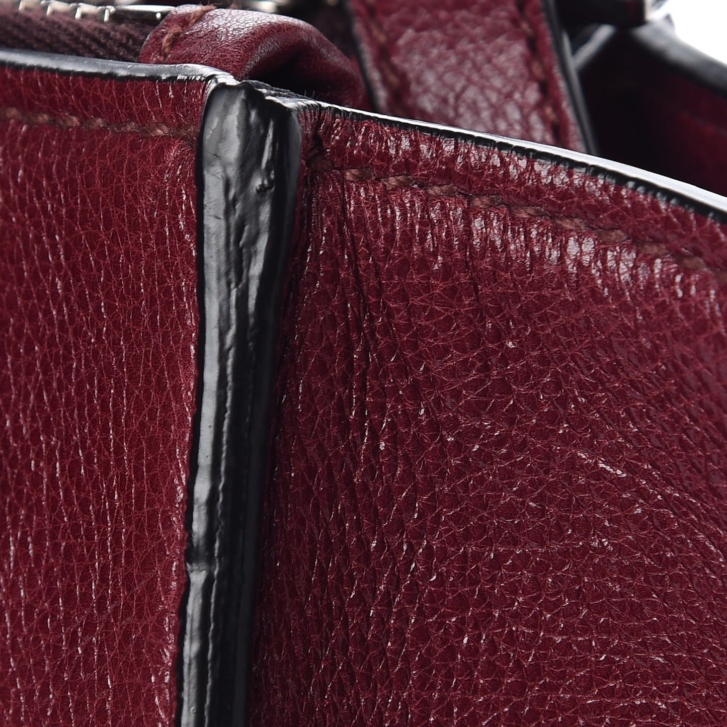 Glace Calf Twin Pocket Tote Ametista