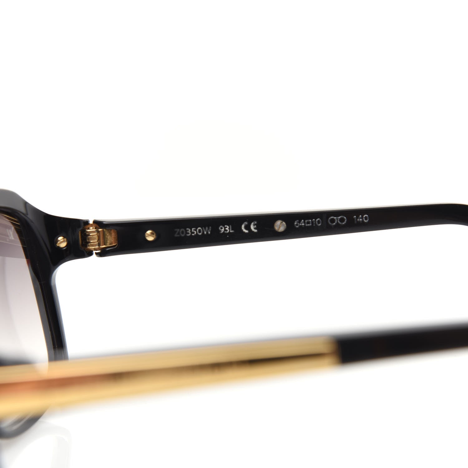 Louis Vuitton Acetate Evidence Sunglasses Z0350W Black 6 of 8