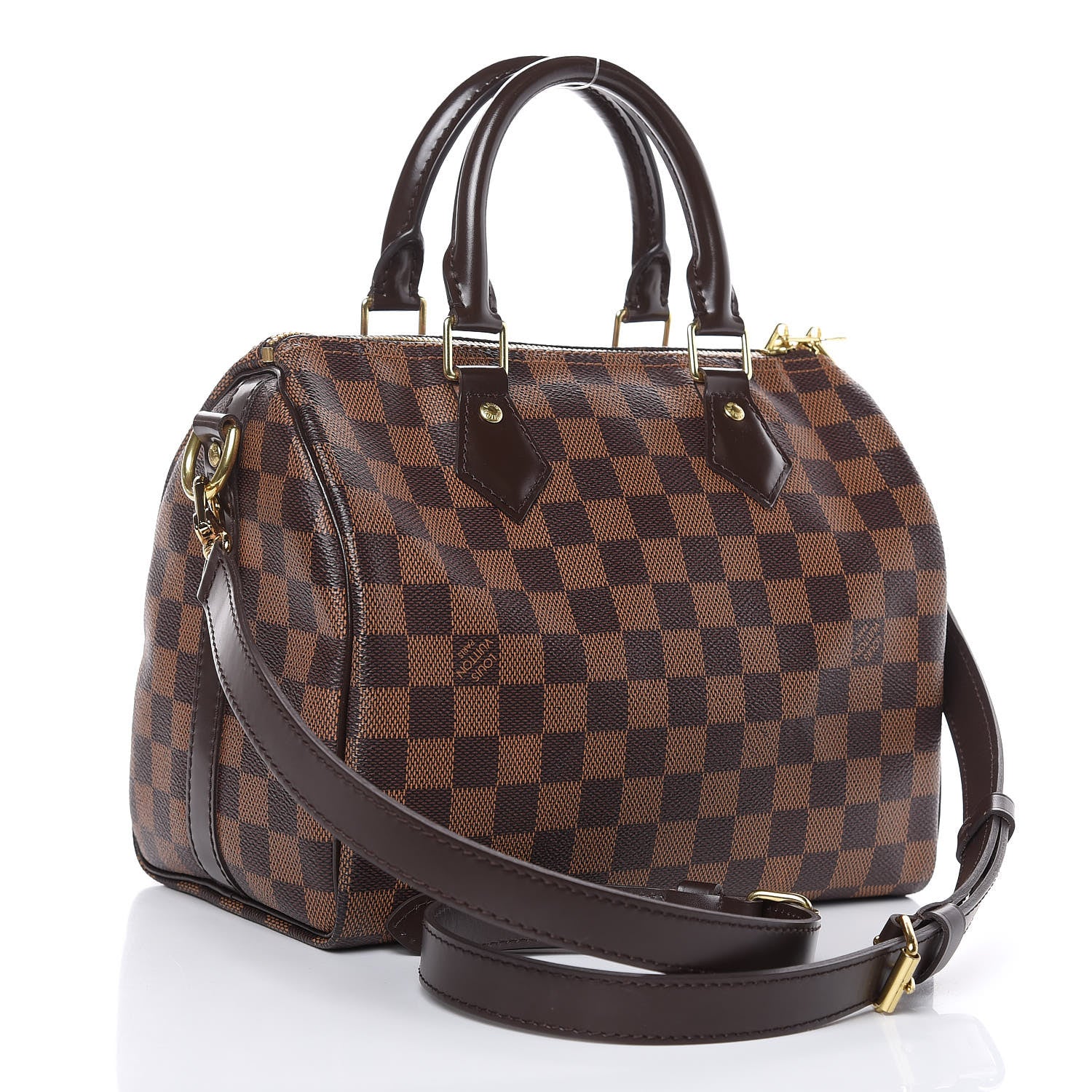 Louis Vuitton Damier Ebene Speedy Bandouliere 25 3 of 10