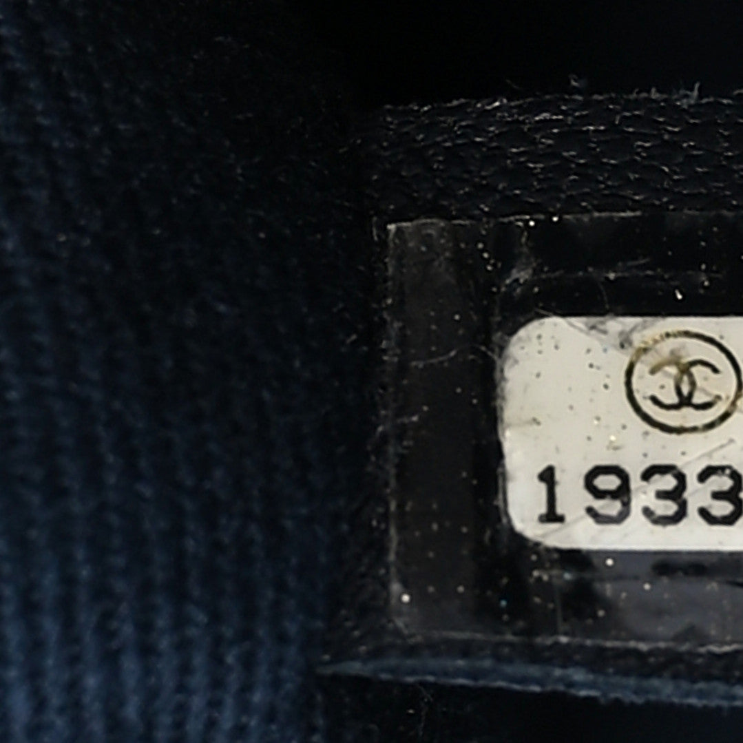 Chanel Denim Tall Shopping Tote Blue 7 of 10