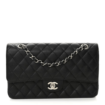 Chanel Caviar Quilted Medium Double Flap Black 1 of 11