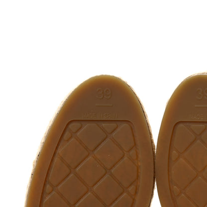Chanel Fabric CC Espadrilles 39 Ecru Light Beige 9 of 10