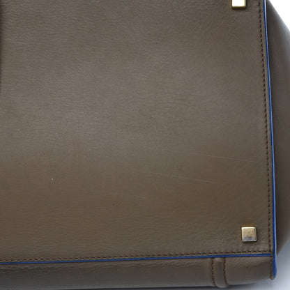 Celine Supple Calfskin Medium Phantom Luggage Grey Blue 12 of 12