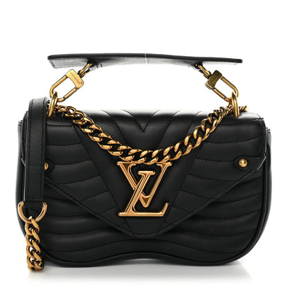 Louis Vuitton Calfskin New Wave Chain PM Black 1 of 11