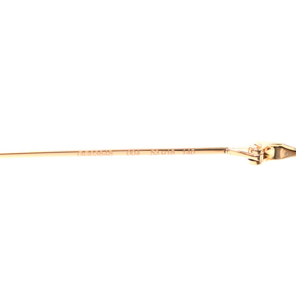 Gucci Metal Pearl Cat Eye Sunglasses GG0364S Gold 6 of 7