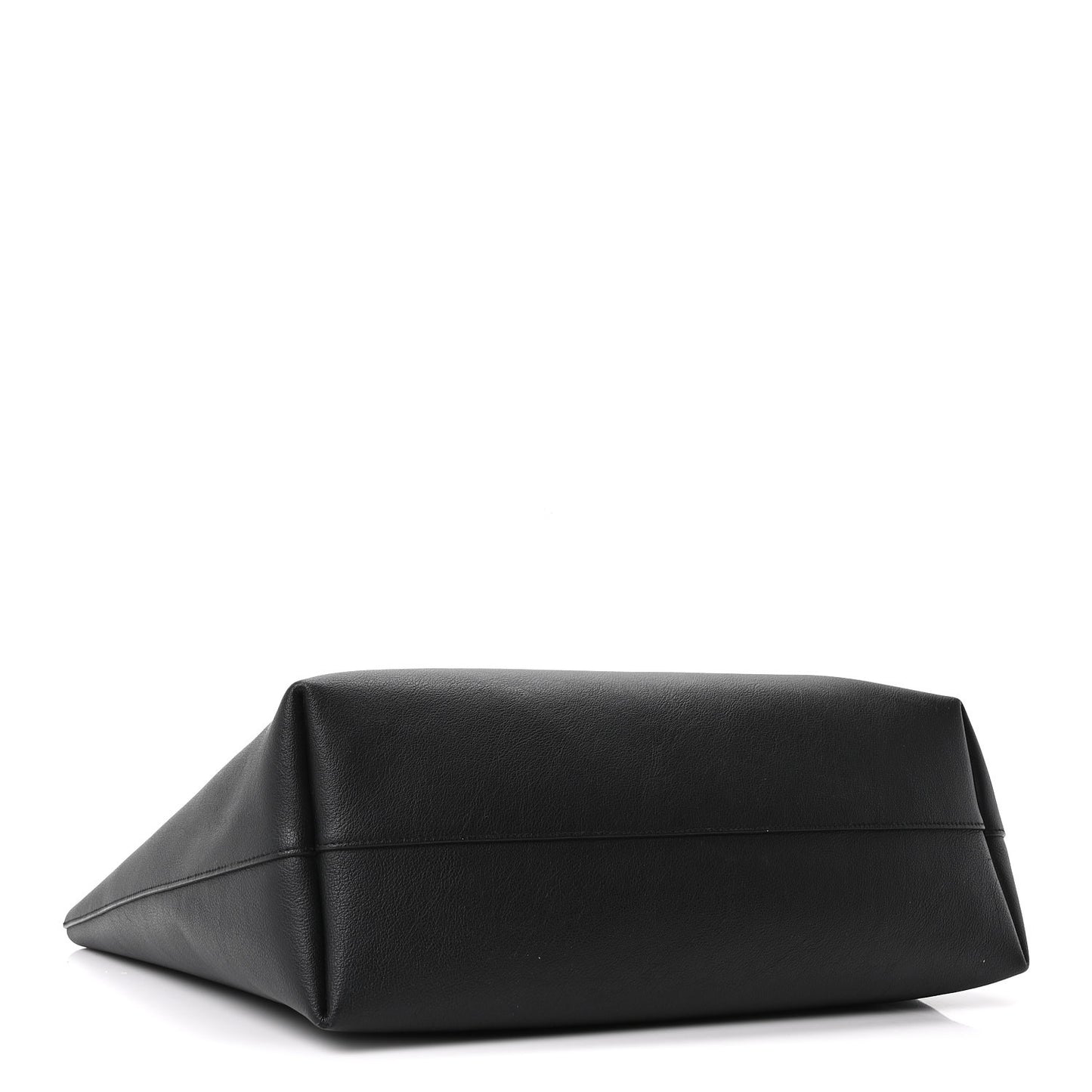 Calfskin Large Shopping Tote Black