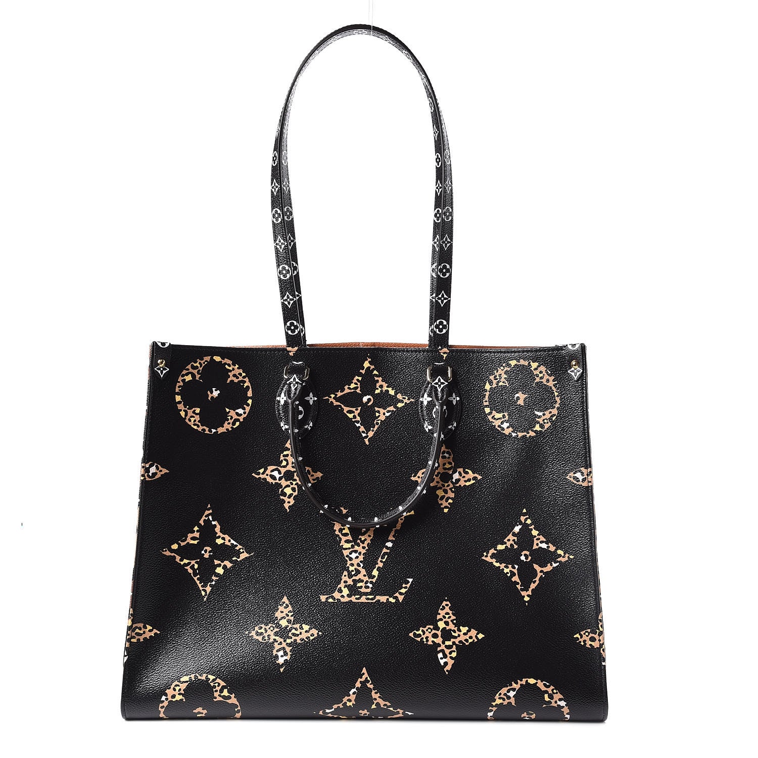 Louis Vuitton Monogram Giant Jungle Onthego GM Black 3 of 10