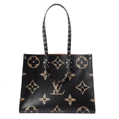 Louis Vuitton Monogram Giant Jungle Onthego GM Black 3 of 10