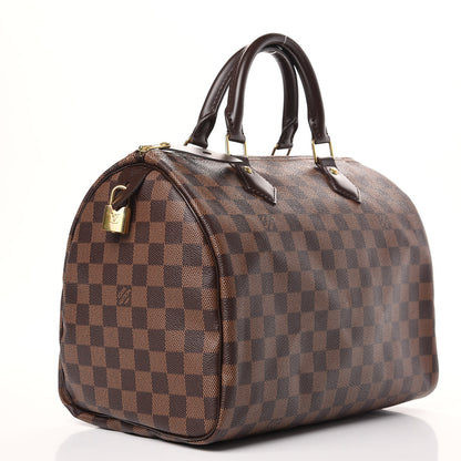 Louis Vuitton Damier Ebene Speedy 30 2 of 12