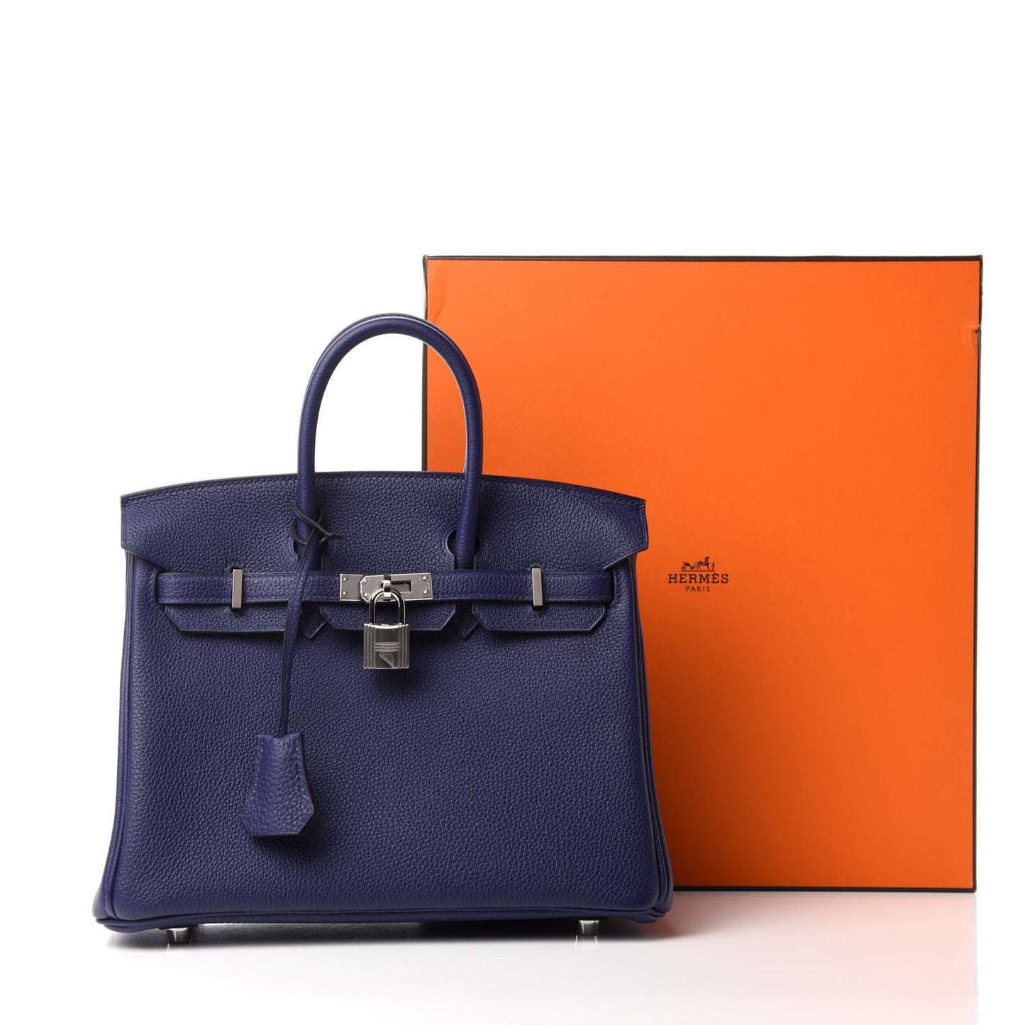 Togo Birkin 25 Bleu Encre