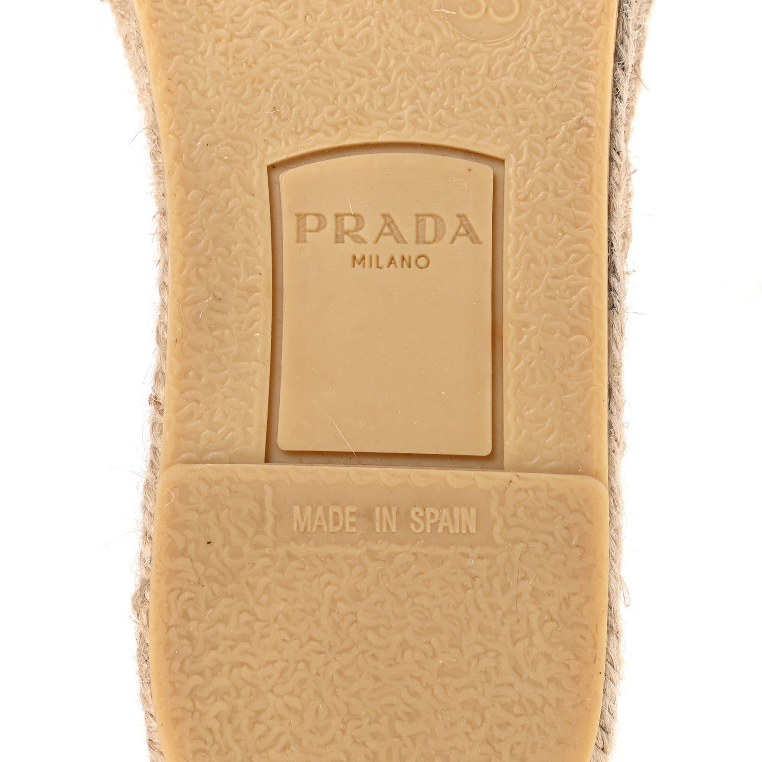 Prada Denim Logo Espadrilles Sandals 35 Blue 7 of 9