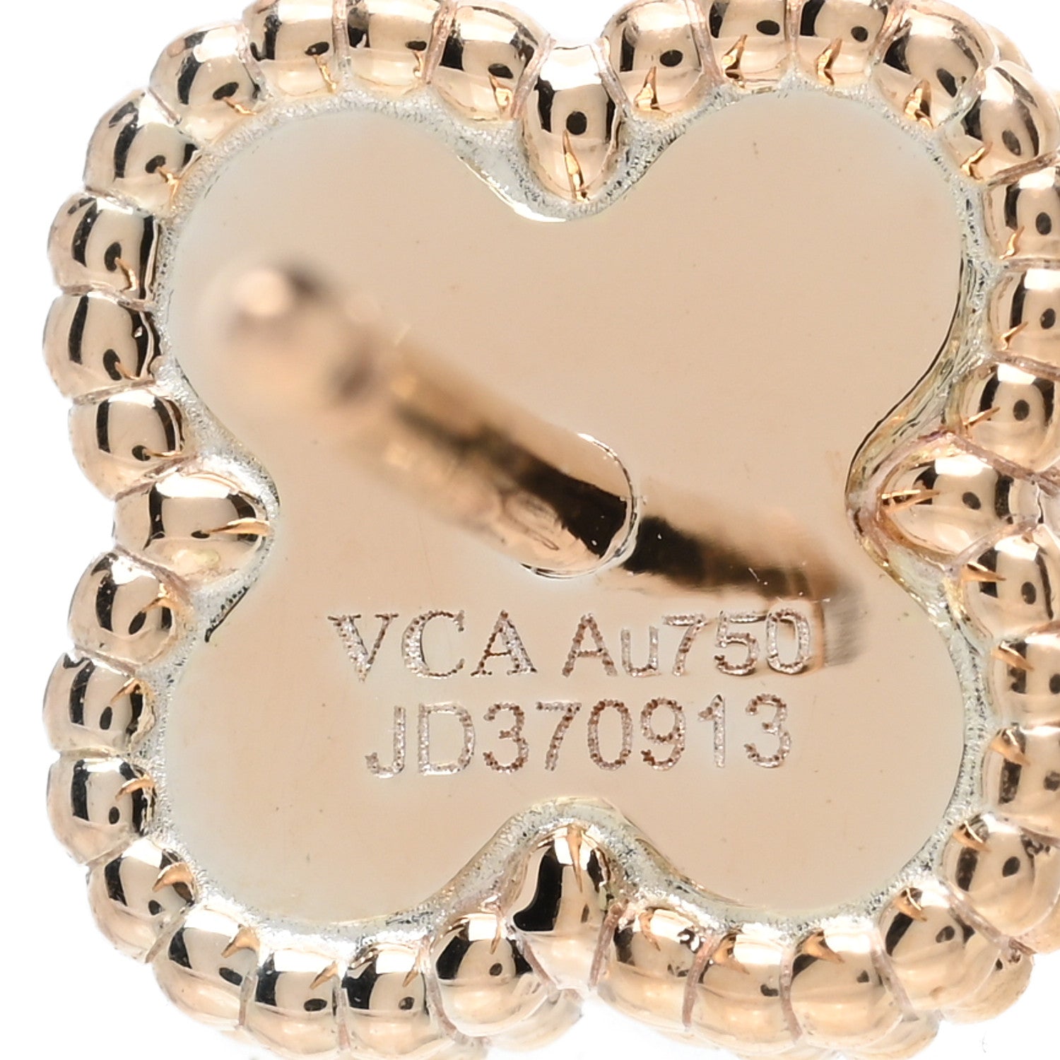 Van Cleef & Arpels 18K Rose Gold Sweet Alhambra Earrings 4 of 6