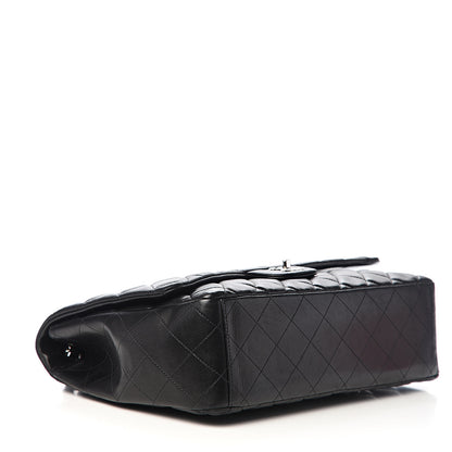 Chanel Lambskin Quilted Maxi Single Flap Black 3 of 12