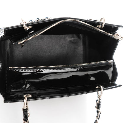 Chanel Patent Quilted Petit Timeless Tote PTT Black 5 of 7