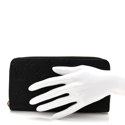 Louis Vuitton Empreinte Zippy Wallet Black 2 of 7