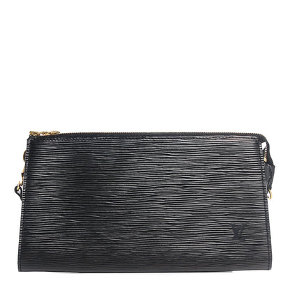 Louis Vuitton Epi Pochette Accessories 24 Black 1 of 7