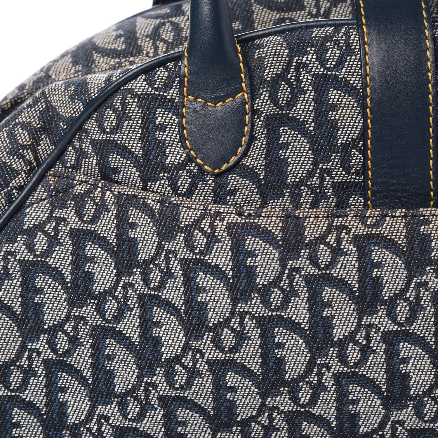 Christian Dior Monogram Saddle Bowler Navy 11 of 16