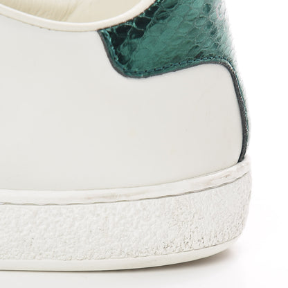 Gucci Calfskin Web Heart Embroidered Womens Ace Sneakers 37 White 15 of 16