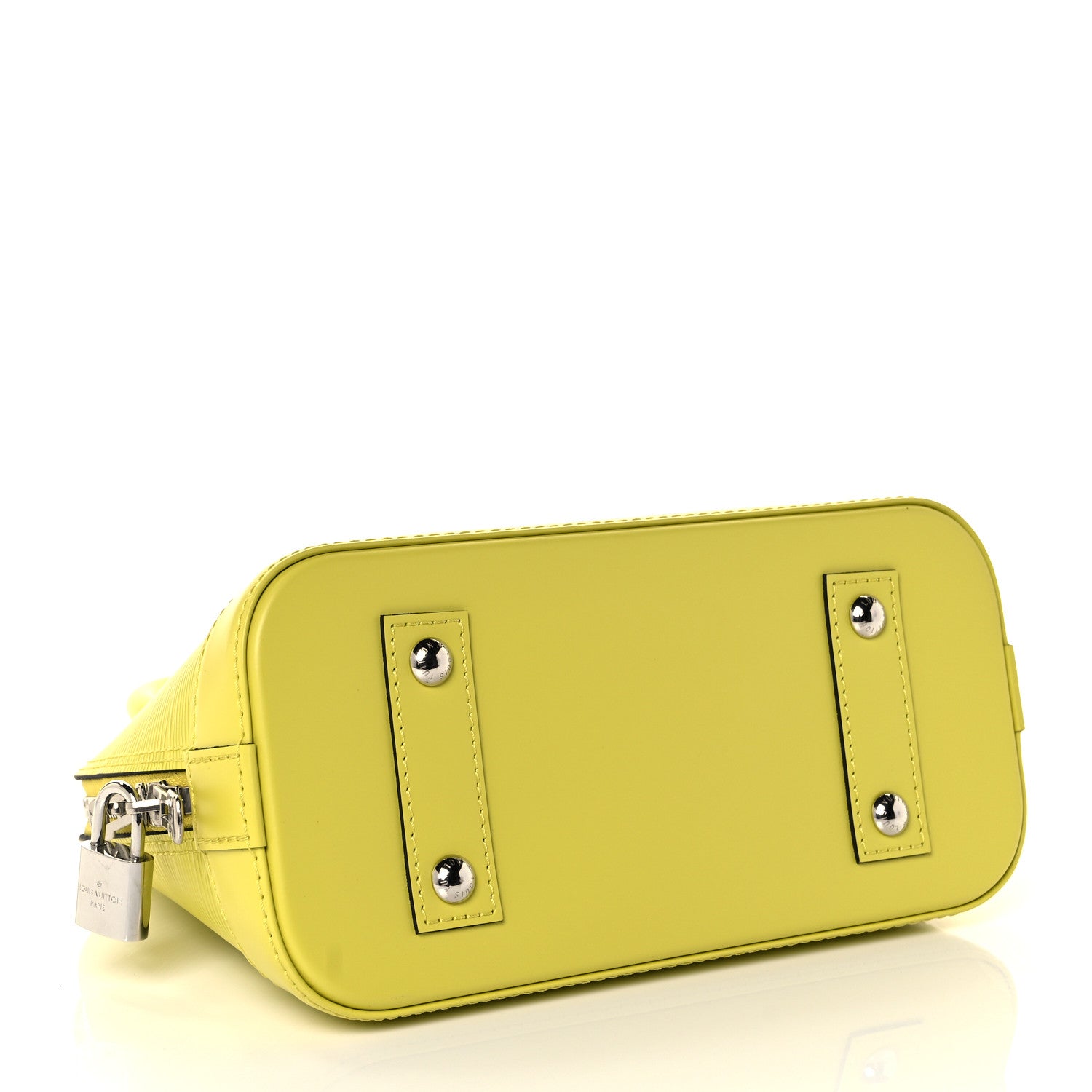 Louis Vuitton Epi Jacquard Alma BB Yellow Citron 4 of 9