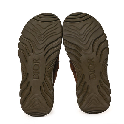 Christian Dior X CACTUS JACK Suede Calfskin Mens Sandals 44 Brown 5 of 10
