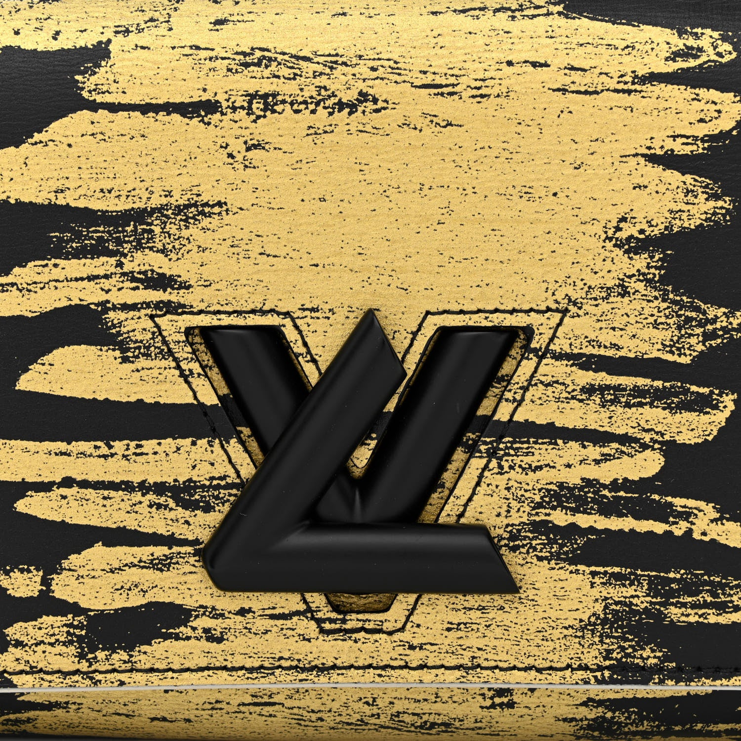 Louis Vuitton Calfskin Twist Chain Wallet Light Gold 7 of 9