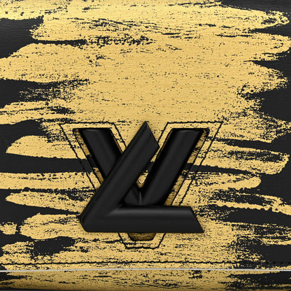 Louis Vuitton Calfskin Twist Chain Wallet Light Gold 7 of 9