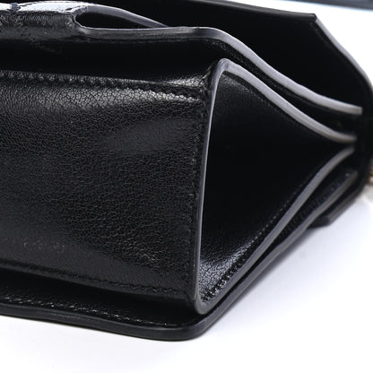 Givenchy Goatskin Quilted Medium GV3 Shoulder Bag Black 8 of 8