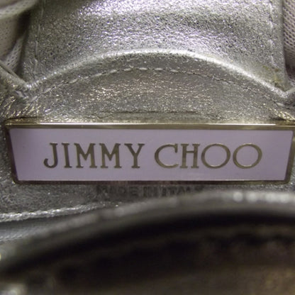 Jimmy Choo Calfskin Mini Tulita Metallic Silver 8 of 9