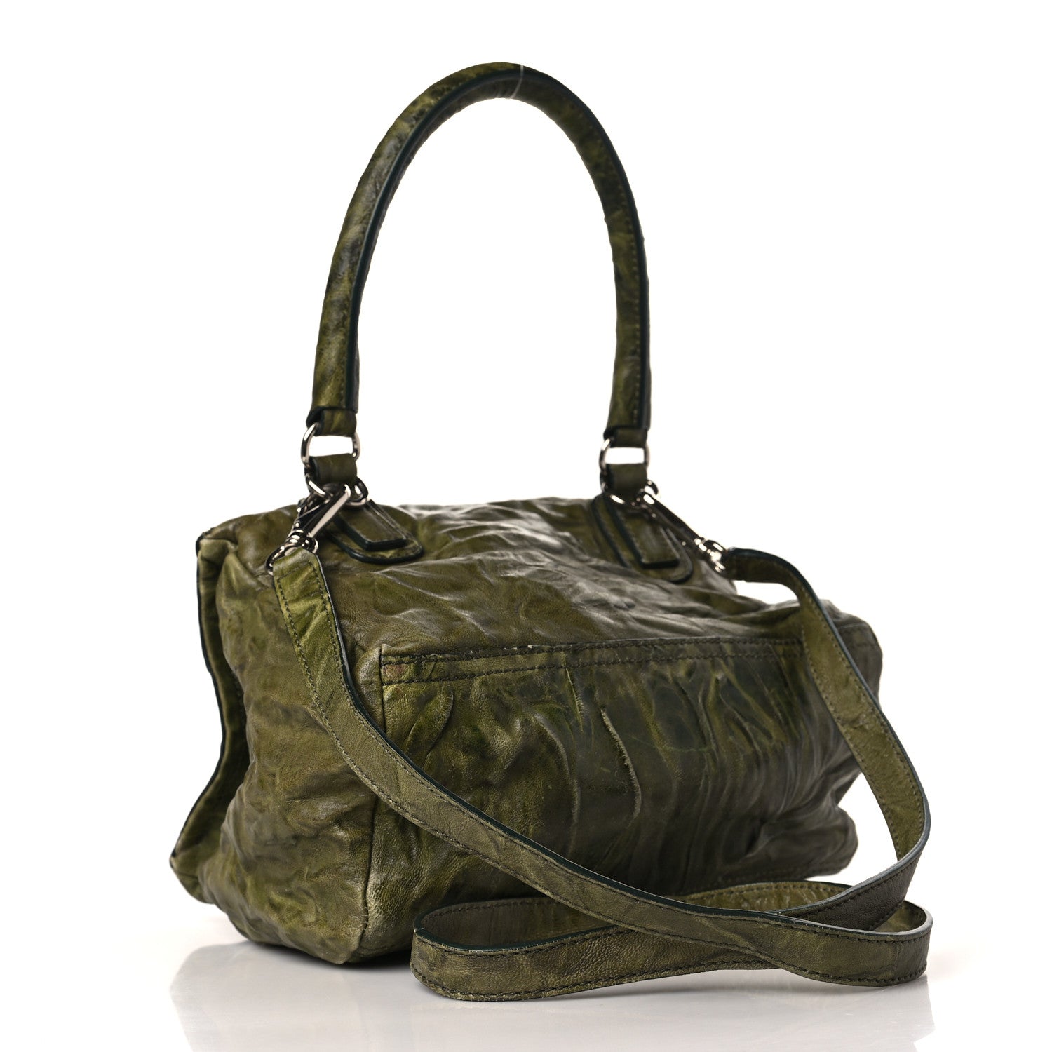 Givenchy Tumbled Sheepskin Small Pandora Khaki 3 of 9