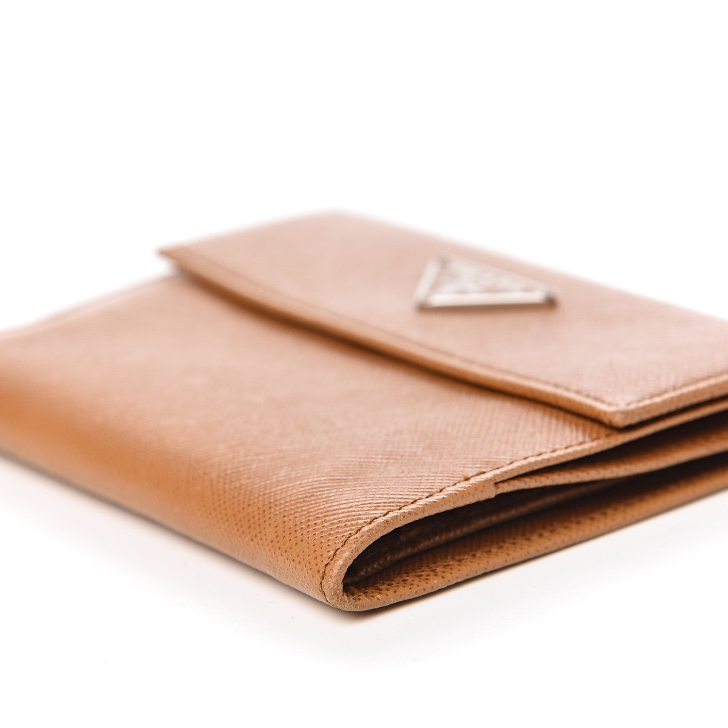 Prada Saffiano French Wallet Ocra 10 of 10