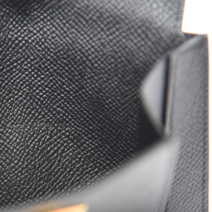 Hermes Epsom Kelly Pocket Compact Wallet Black 7 of 8