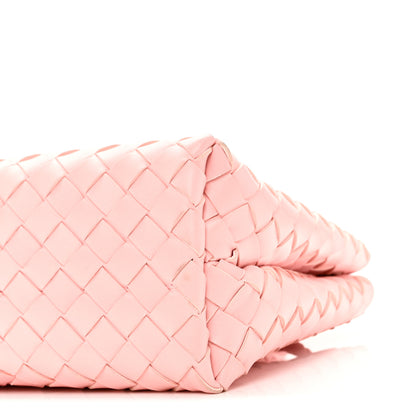 Bottega Veneta Nappa Intrecciato Small Andiamo Shoulder Bag Blush 9 of 10