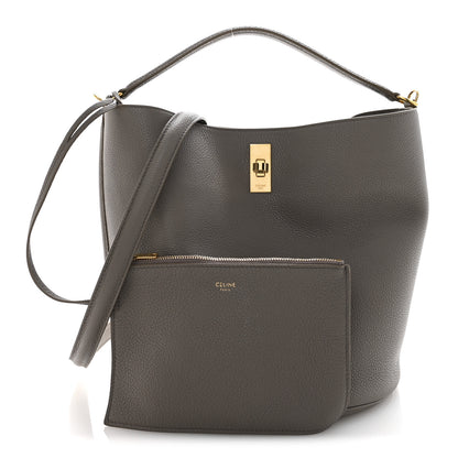 Celine Supple Grained Calfskin Bucket 16 Bag Pebble 3 of 14