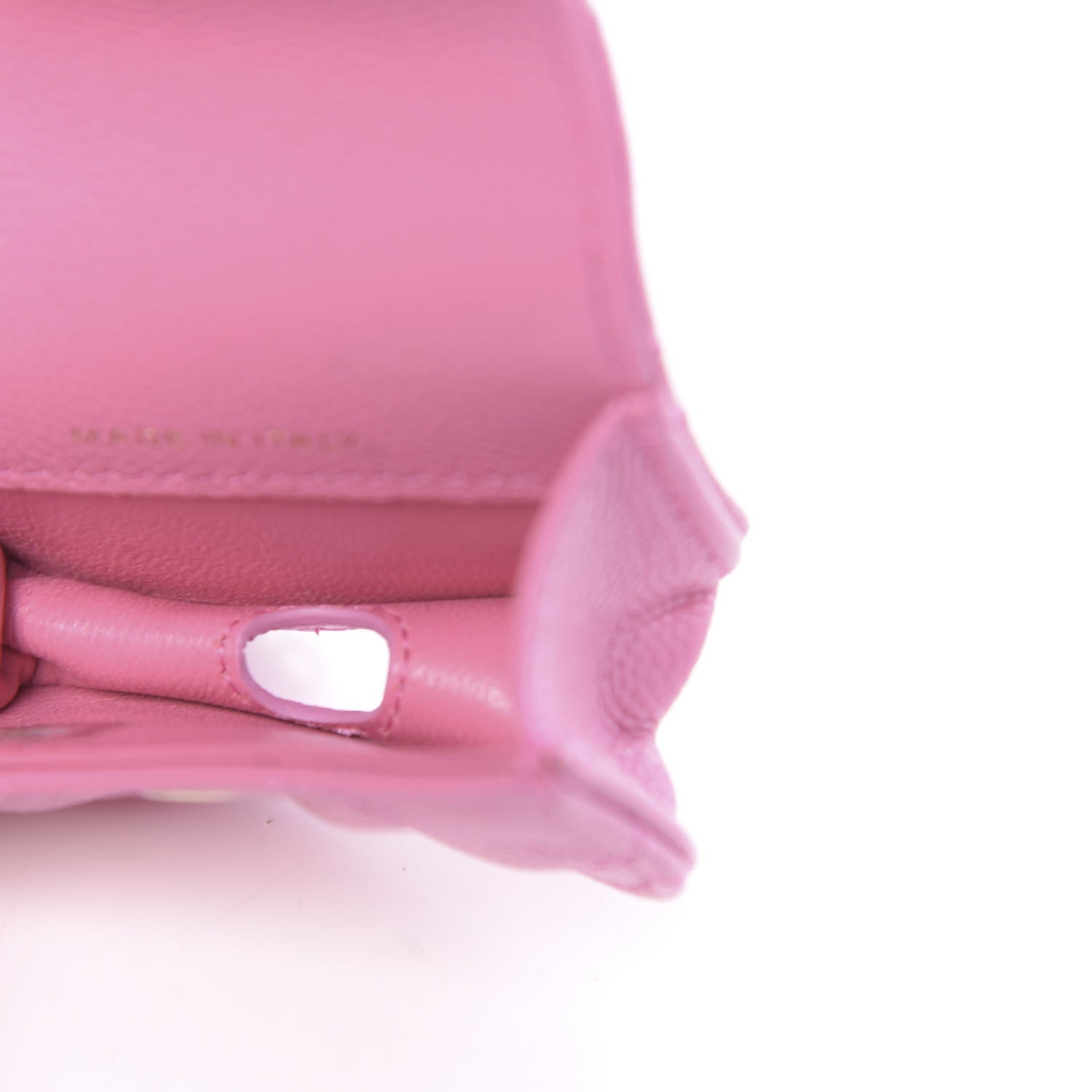 Chanel Caviar Quilted Crystal CC Airpods Pro Case Pink 5 of 9
