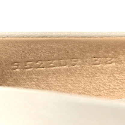 Loewe Goatskin Toy Pumps 38 White 6 of 8