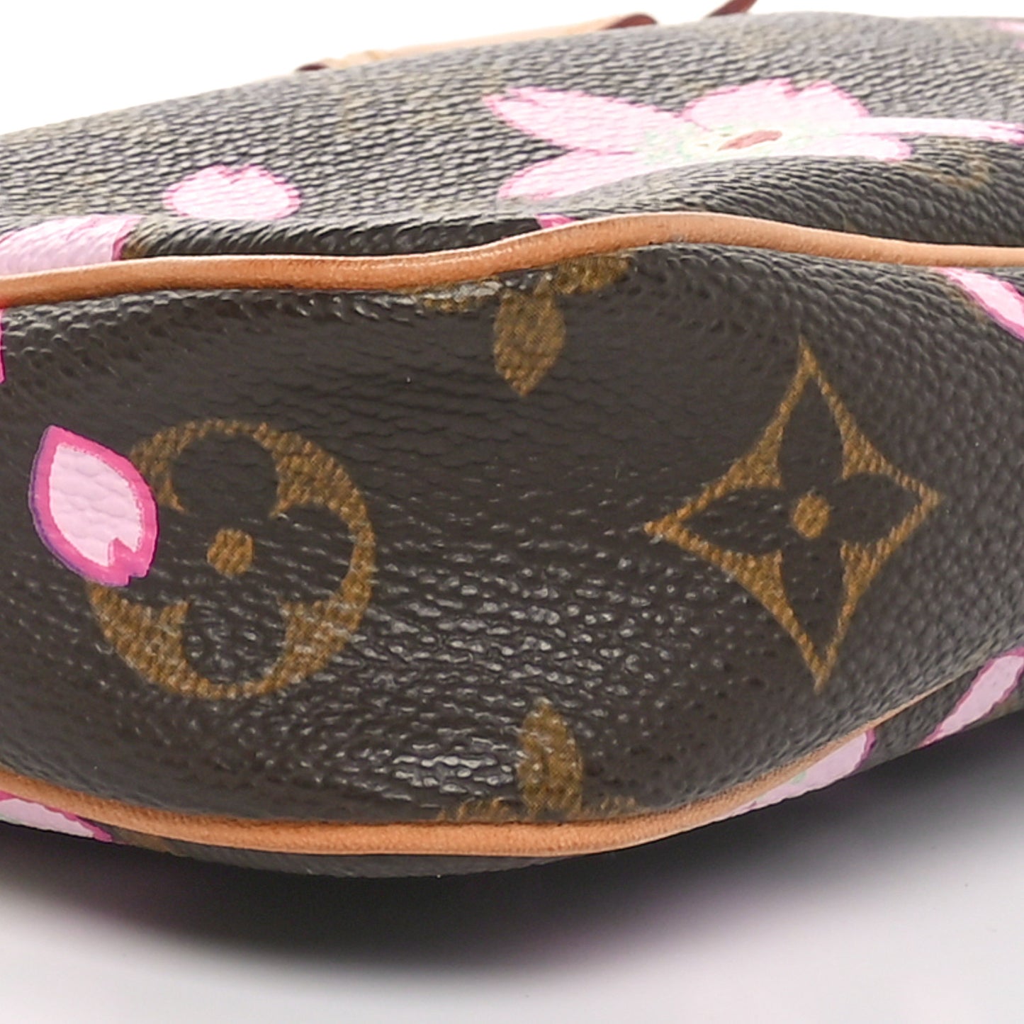 Monogram Cherry Blossom Pochette Accessories Brown