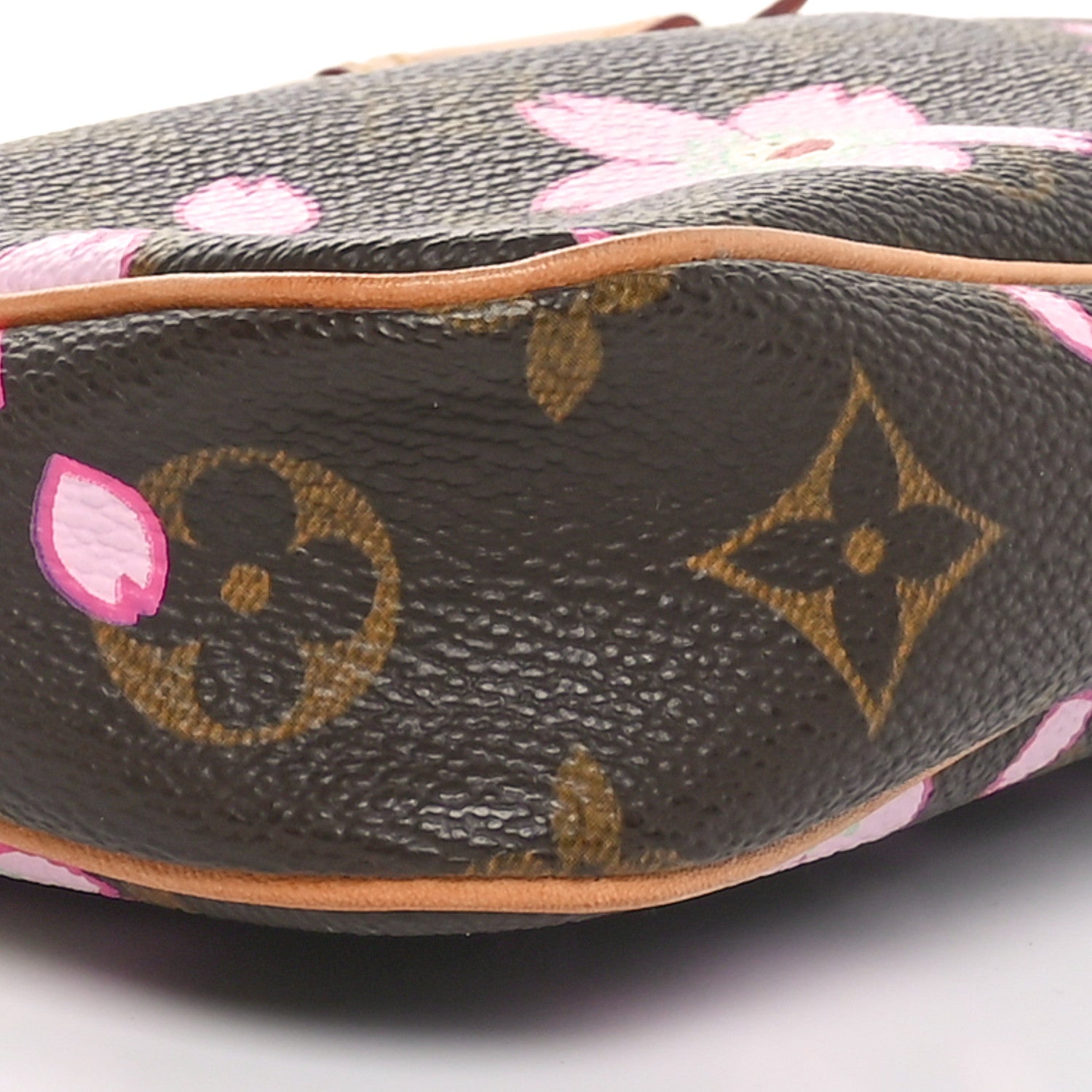 Louis Vuitton Monogram Cherry Blossom Pochette Accessories Brown 9 of 11