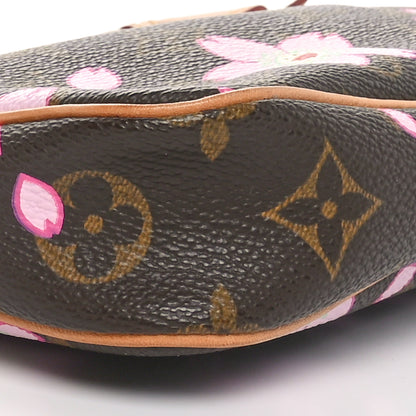 Louis Vuitton Monogram Cherry Blossom Pochette Accessories Brown 9 of 11