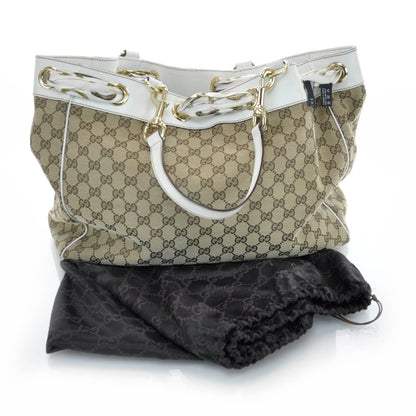 Gucci Monogram Positano Tote Ivory 3 of 10